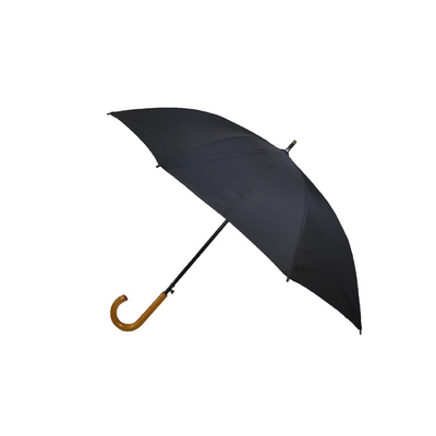 Paraguas abierto auto de la prenda impermeable de madera de la manija de la capa doble