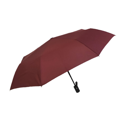 Paraguas plegable a prueba de viento del negocio de la pongis para los hombres y las mujeres