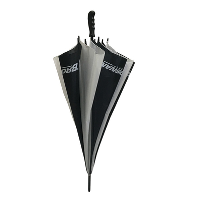 Paraguas del golf del poliéster 190T del diámetro el 130CM con el marco metálico